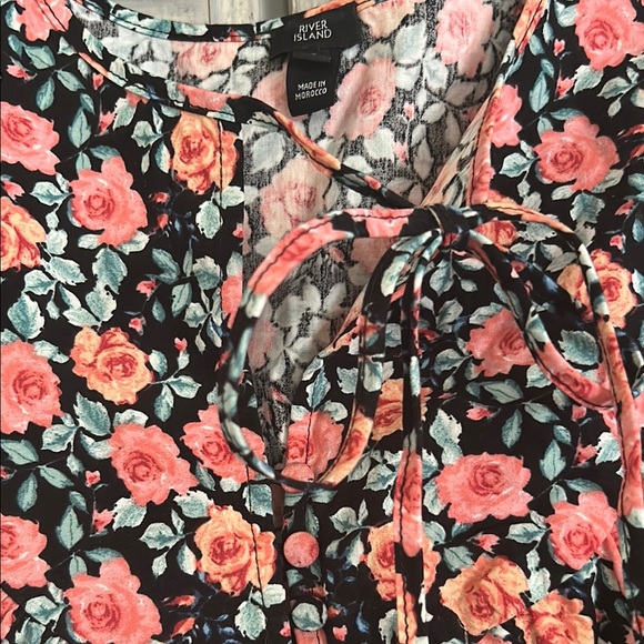 River Island Floral Long Sleeve Dress - Picture 3 of 7